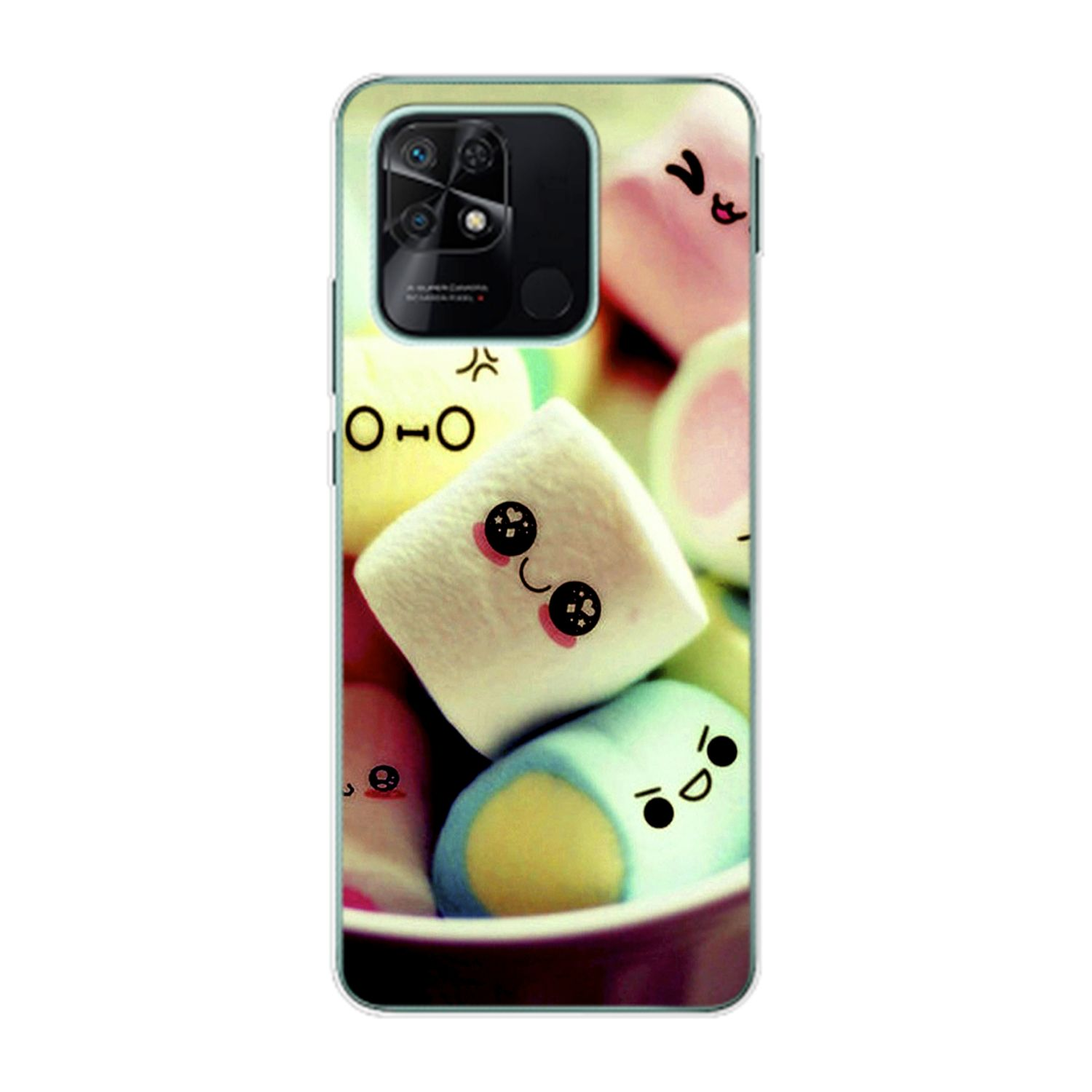 KÖNIG DESIGN Case, Redmi Xiaomi, 10C, Marshmallows Backcover