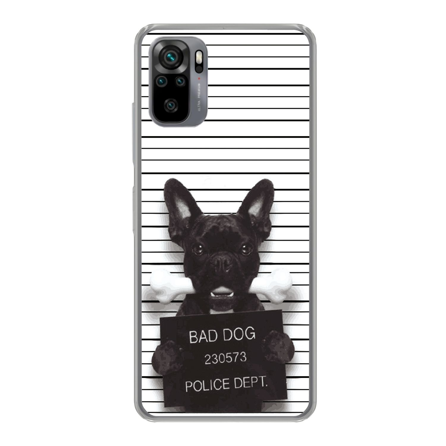 10S, Case, KÖNIG Redmi Bulldogge Note Dog Backcover, Bad DESIGN Xiaomi,