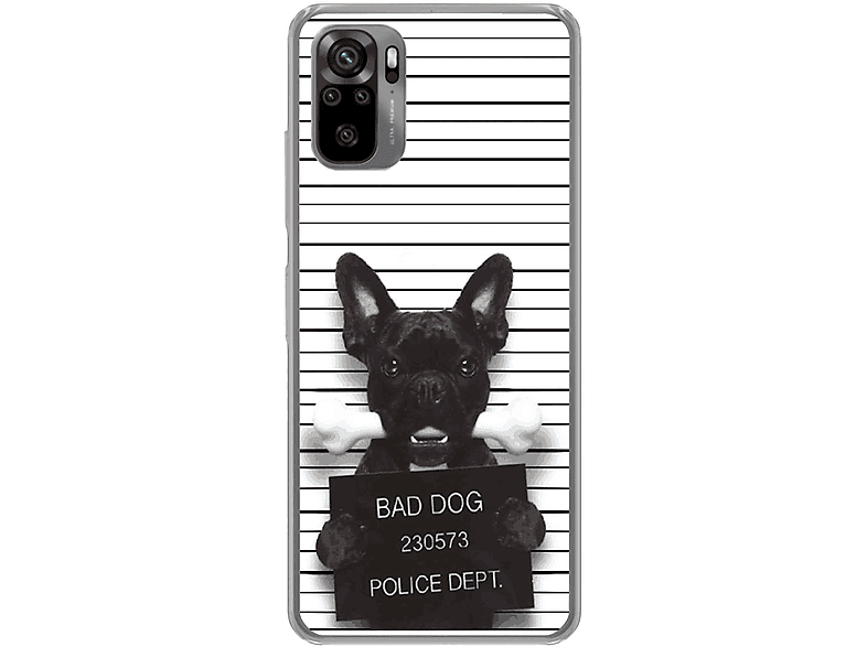 10S, Case, KÖNIG Redmi Bulldogge Note Dog Backcover, Bad DESIGN Xiaomi,