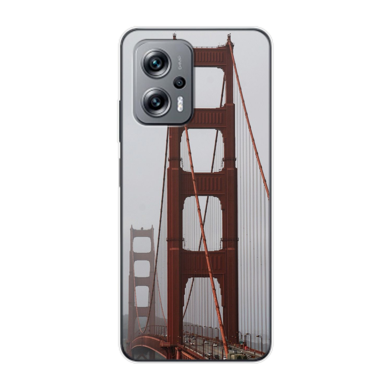KÖNIG Redmi Xiaomi, Bridge Case, K50i, Golden DESIGN Backcover, Gate