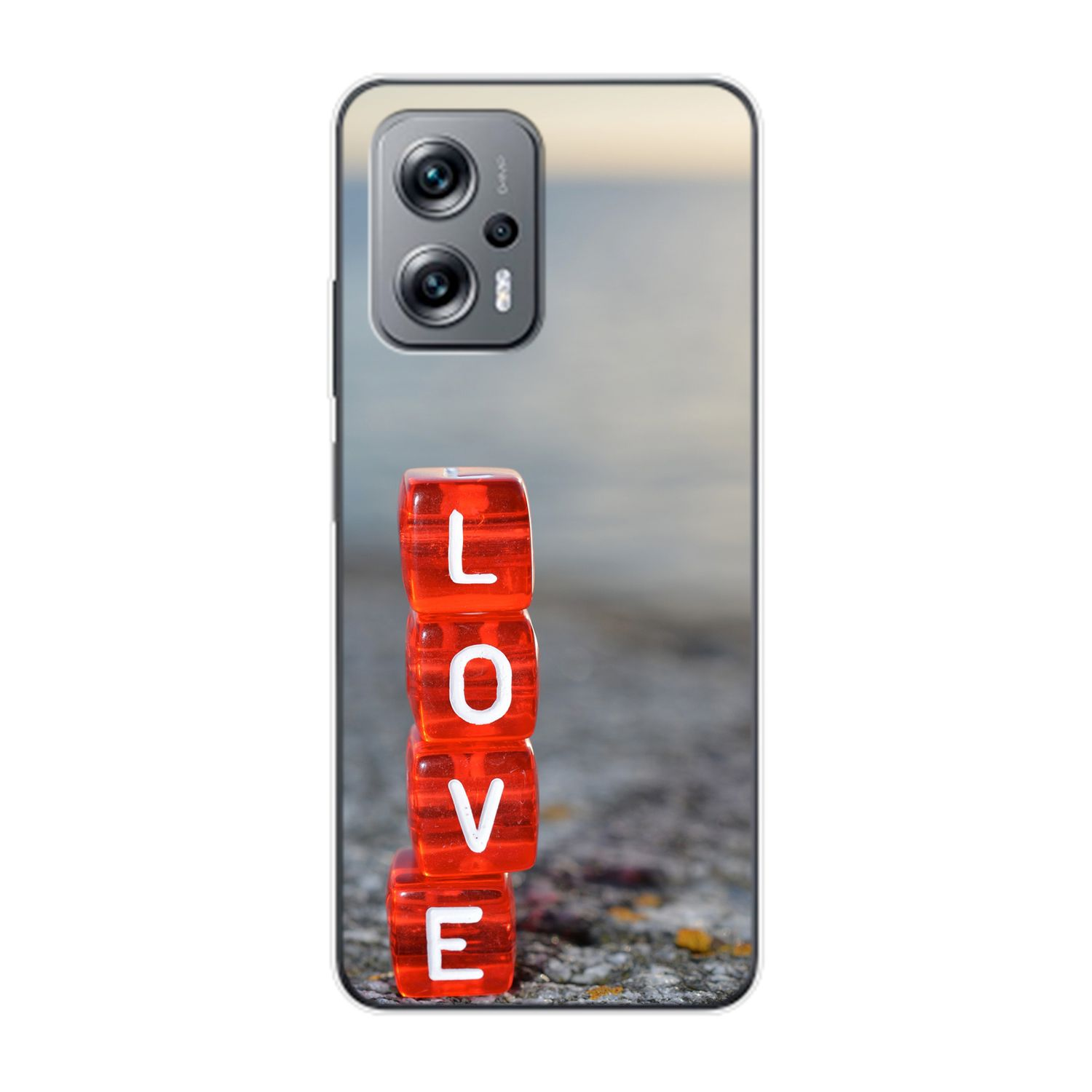 DESIGN Backcover, KÖNIG Redmi Xiaomi, K50i, Love Case,