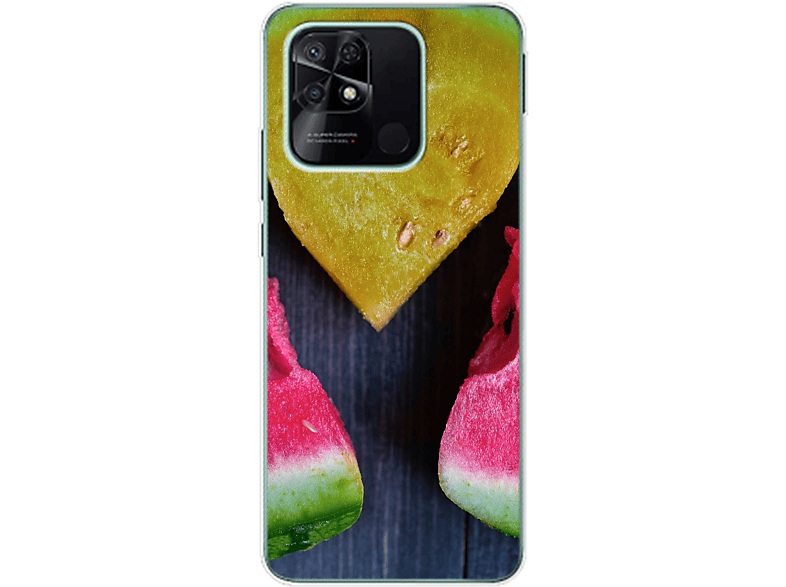 KÖNIG DESIGN Wassermelone Redmi 10C, Xiaomi, Case, Backcover