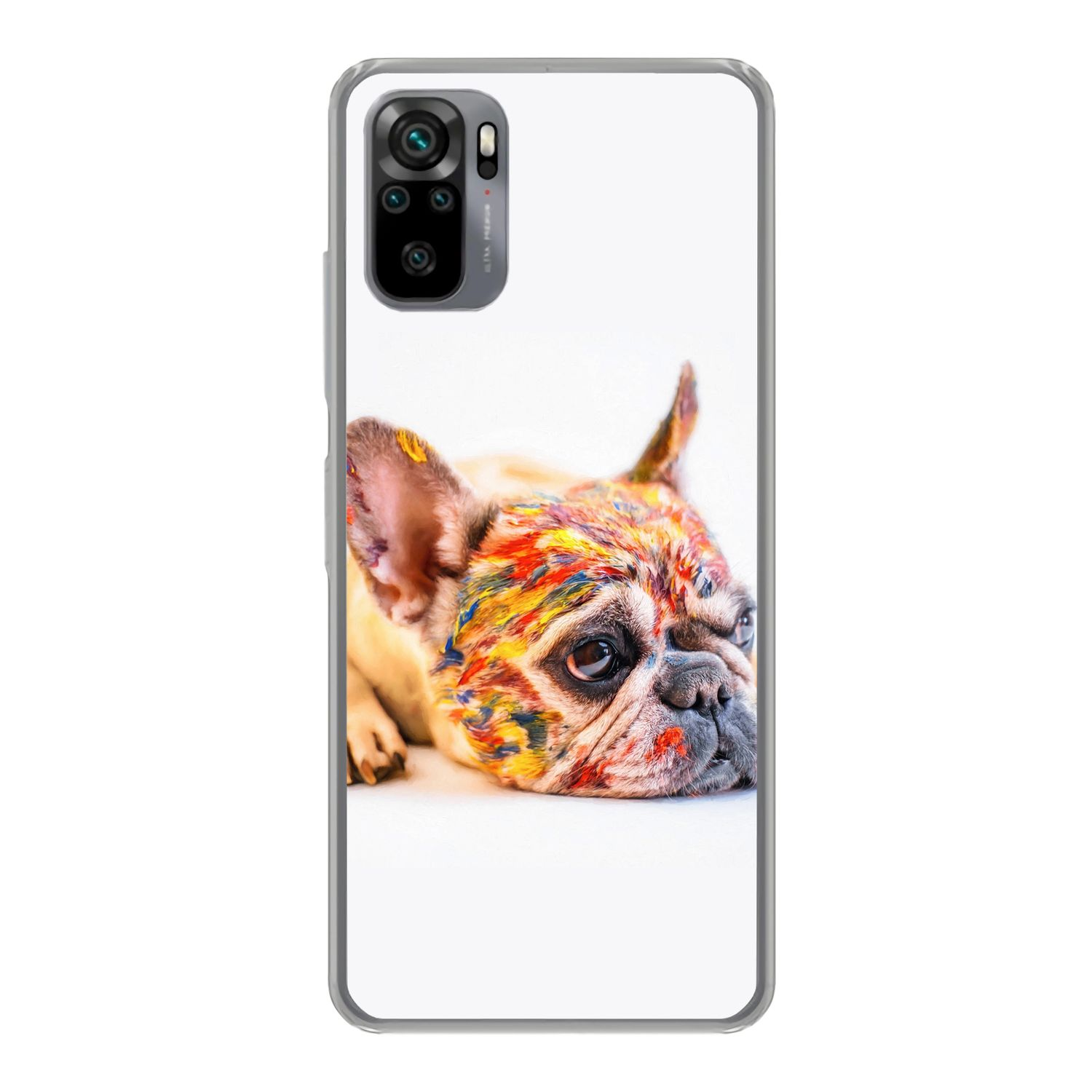 Redmi Bulldogge DESIGN Note KÖNIG Case, Bunt Backcover, Xiaomi, 10S,