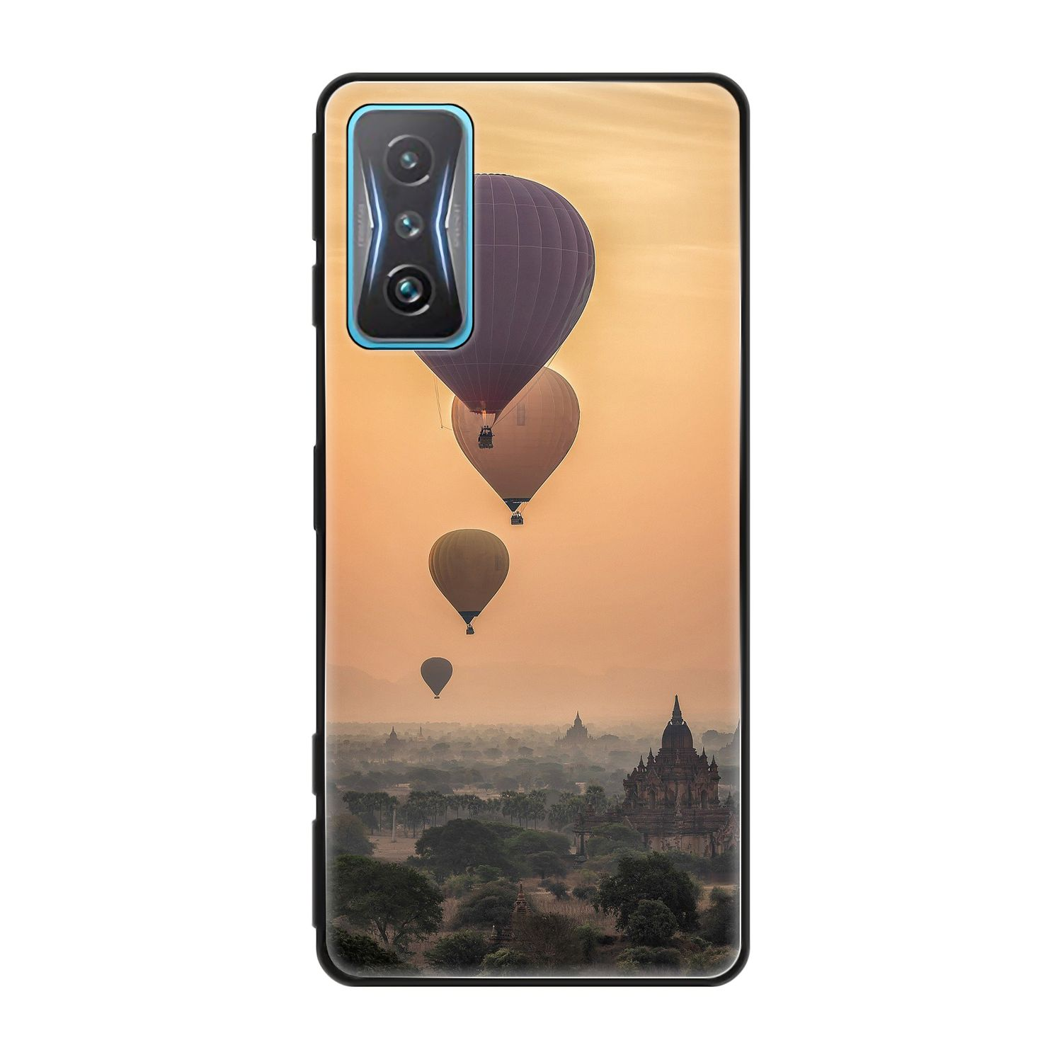 Backcover, Case, Gaming, Xiaomi, Heißluftballons DESIGN K50 Redmi KÖNIG