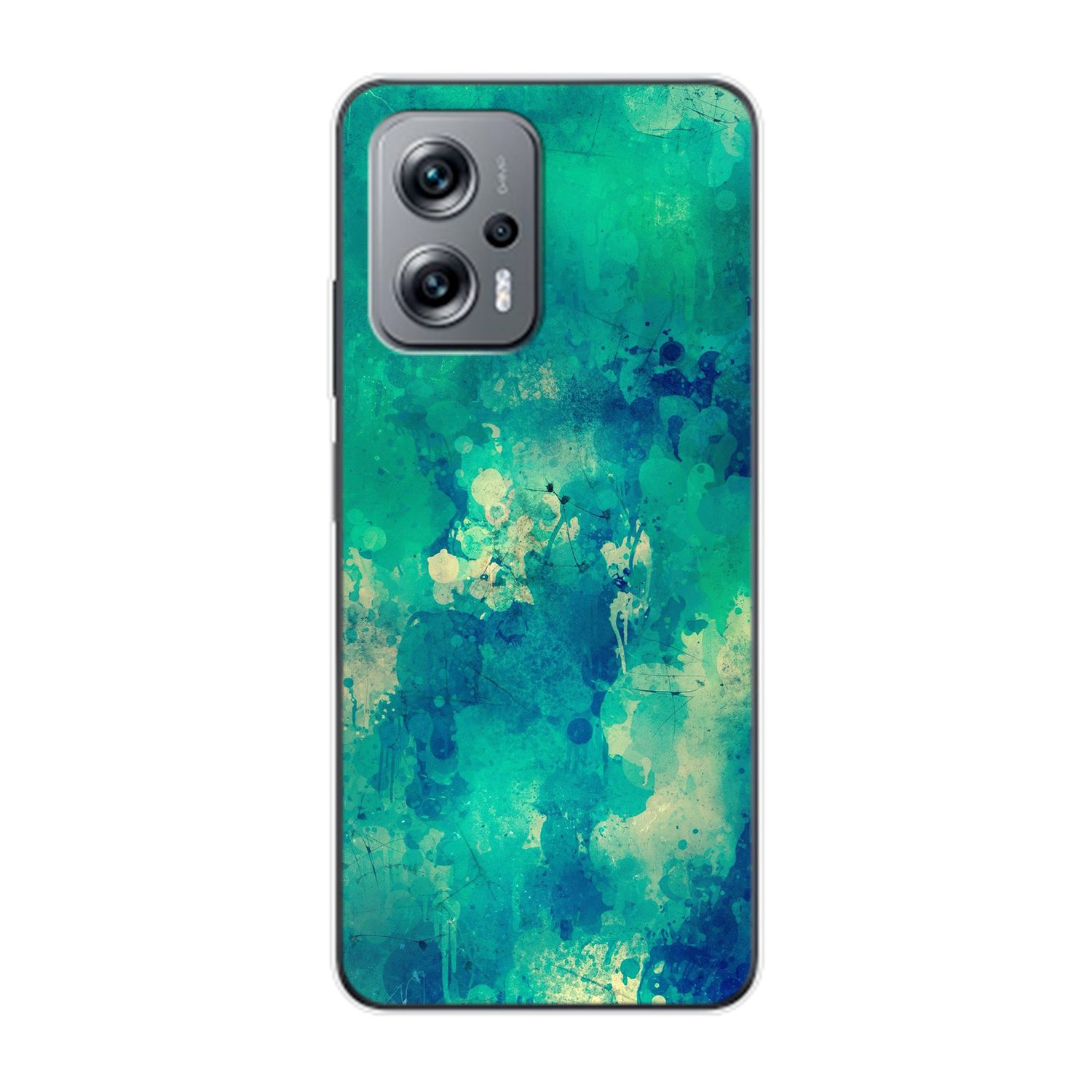 Redmi Case, Backcover, K50i, Xiaomi, KÖNIG Aquarell DESIGN