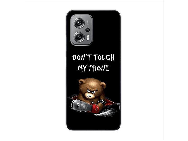 Phone My Schwarz Case, Xiaomi, Redmi Dont DESIGN Backcover, KÖNIG Touch Bär K50i,