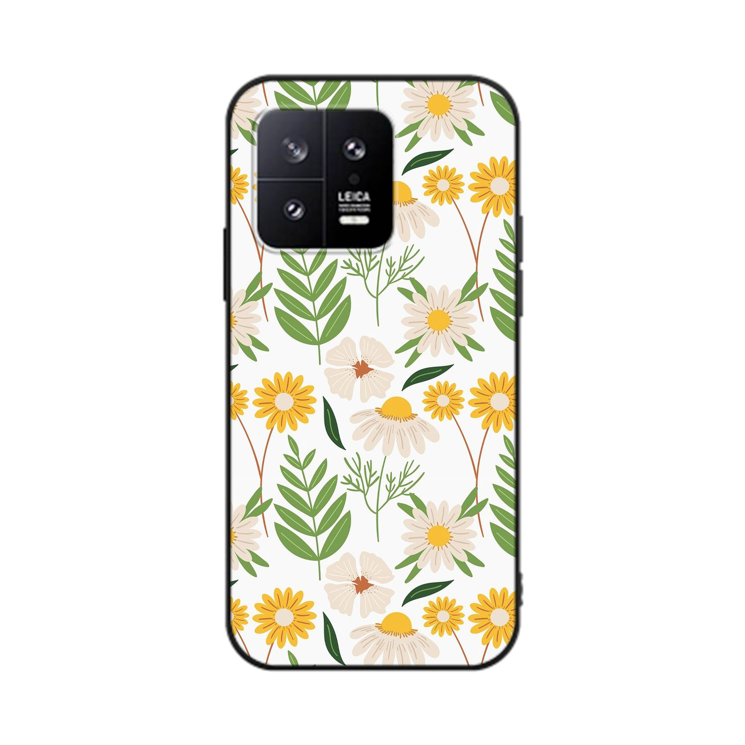 Case, 13, 2 Blumenmuster KÖNIG DESIGN Xiaomi, Backcover,