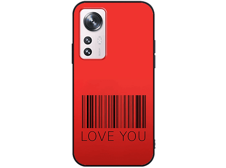 KÖNIG DESIGN Case, Backcover, Xiaomi, 12 Pro, Love You