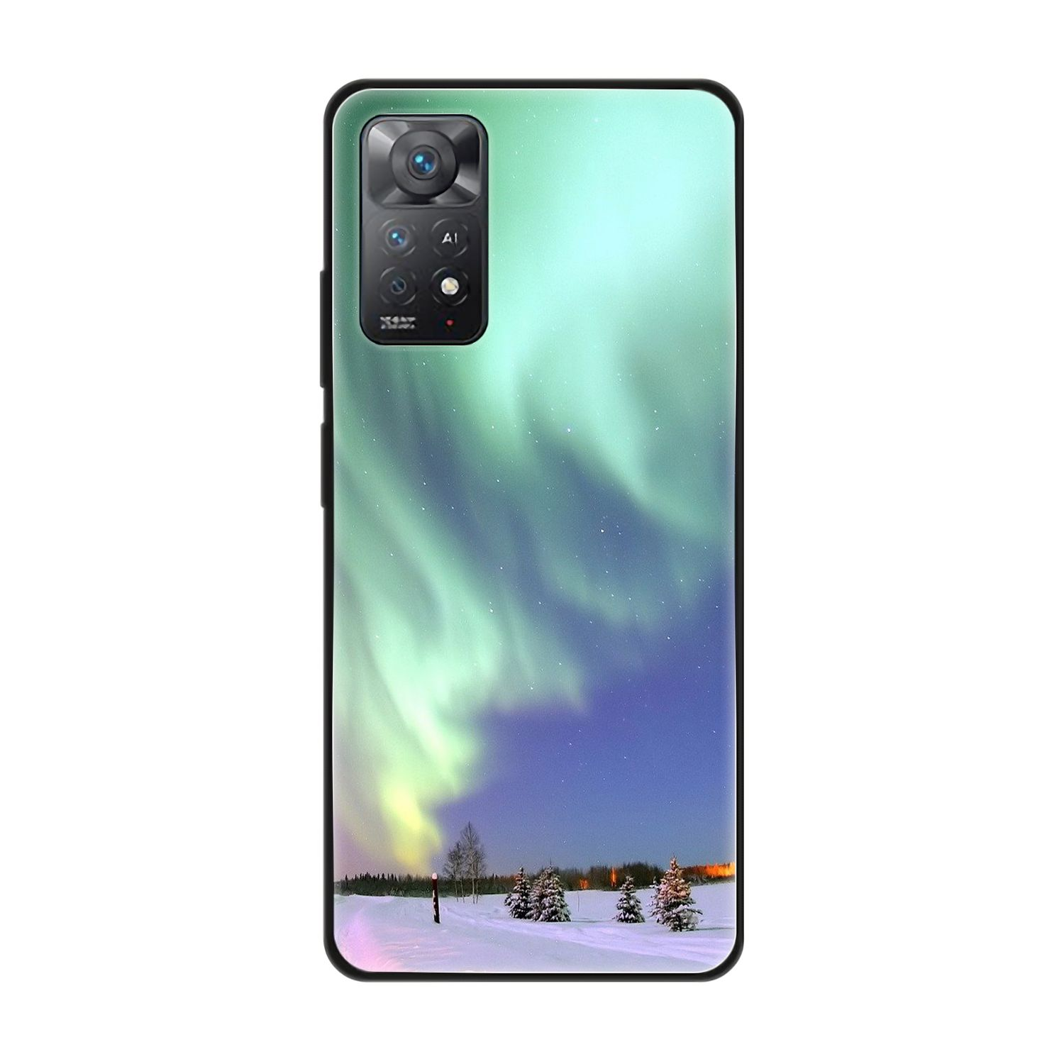 DESIGN Polarlichter Xiaomi, Pro, Backcover, KÖNIG Note Redmi Case, 11E