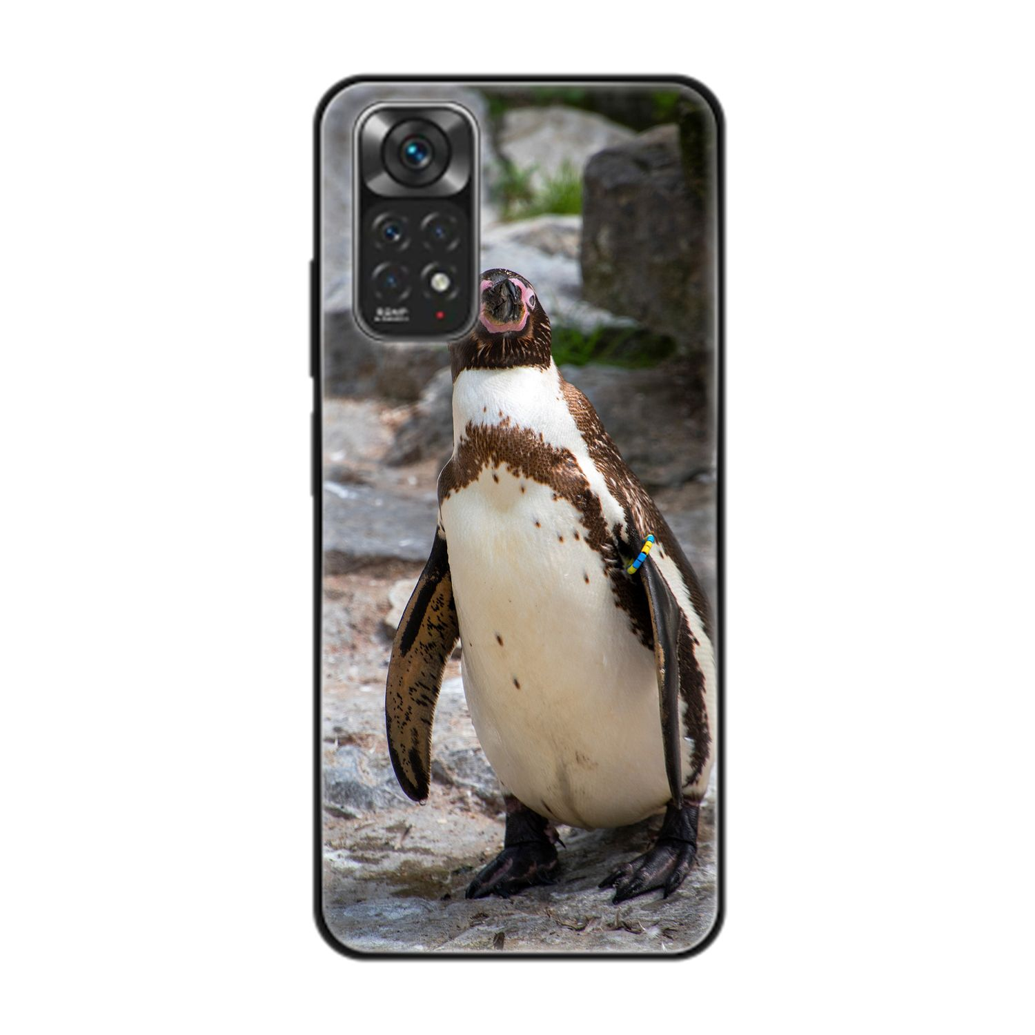 Redmi Note Backcover, DESIGN KÖNIG Case, 11, Xiaomi, Pinguin