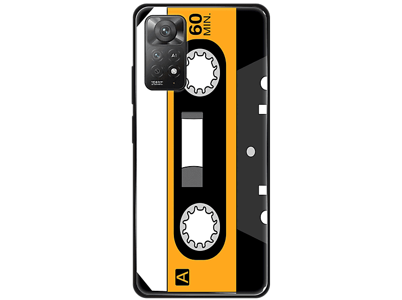 DESIGN Kassette Note Redmi KÖNIG Backcover, 11E Case, Pro, Retro Xiaomi,