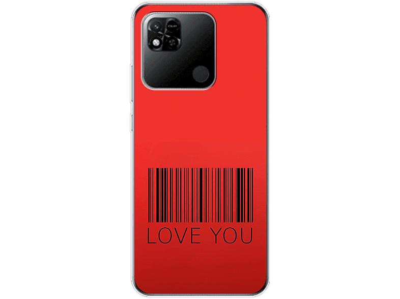 KÖNIG DESIGN Case, Backcover, Xiaomi, Redmi 10A, Love You