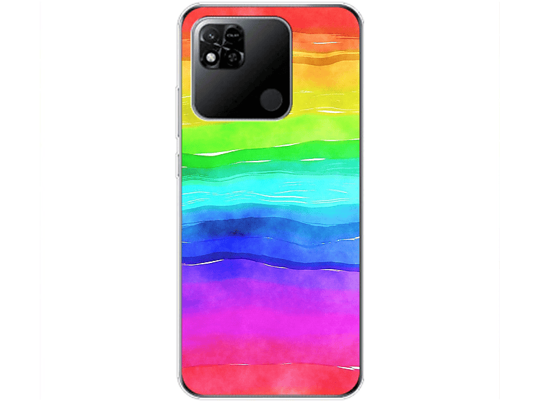 Regenbogen Case, 10A, Xiaomi, DESIGN KÖNIG Backcover, Redmi