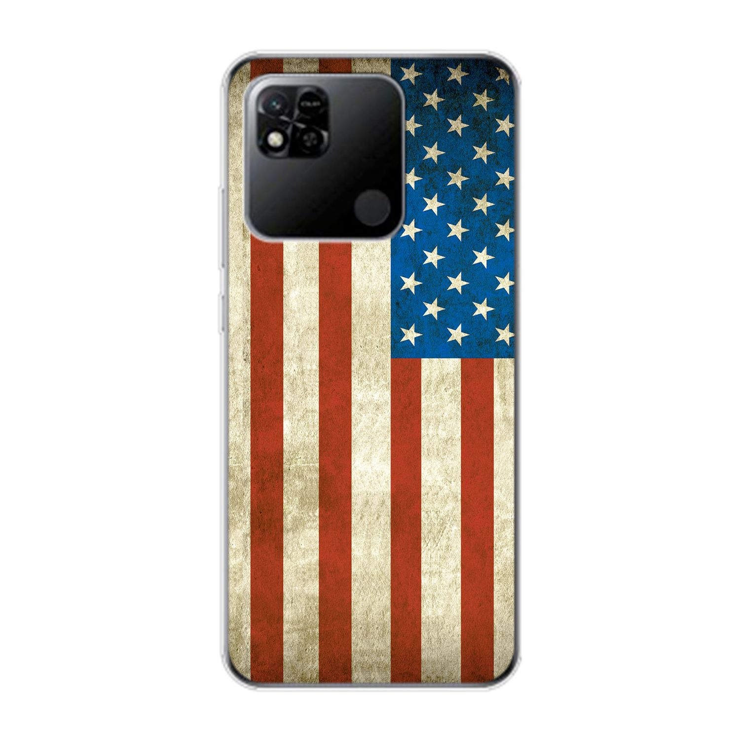 KÖNIG Case, USA Backcover, Redmi Flagge DESIGN 10A, Xiaomi,