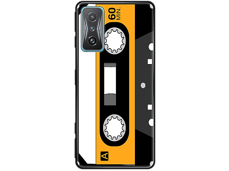 Backcover, KÖNIG Gaming, Retro Kassette DESIGN Xiaomi, Redmi Case, K50