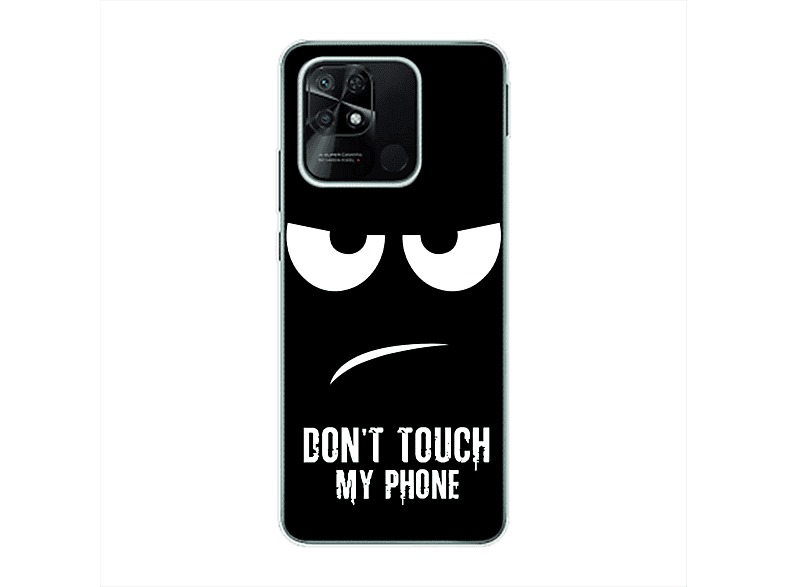 KÖNIG DESIGN Redmi Phone My Case, Xiaomi, Schwarz Dont 10C, Backcover, Touch