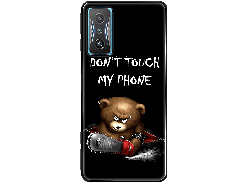 Case, Gaming, KÖNIG Dont Phone My Xiaomi, Schwarz Touch Bär Redmi DESIGN K50 Backcover,