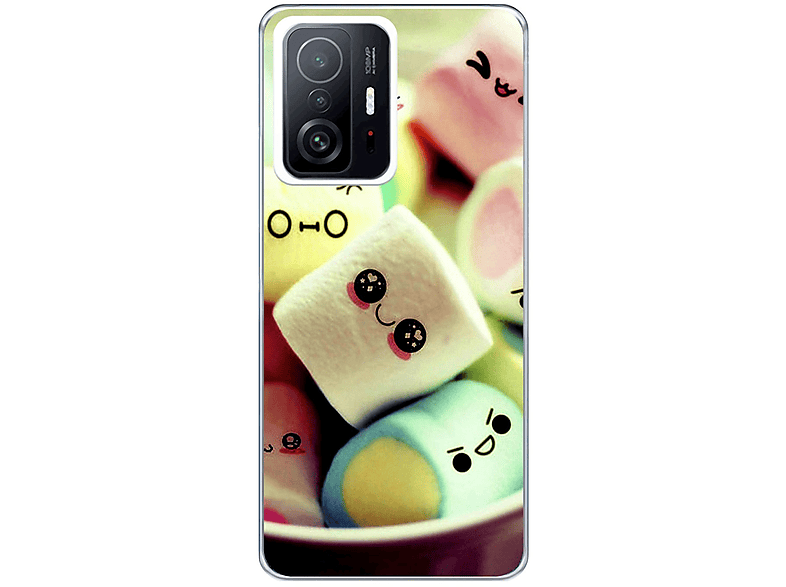 Marshmallows KÖNIG Backcover, DESIGN / Mi Case, Xiaomi, 11T Pro, 11T