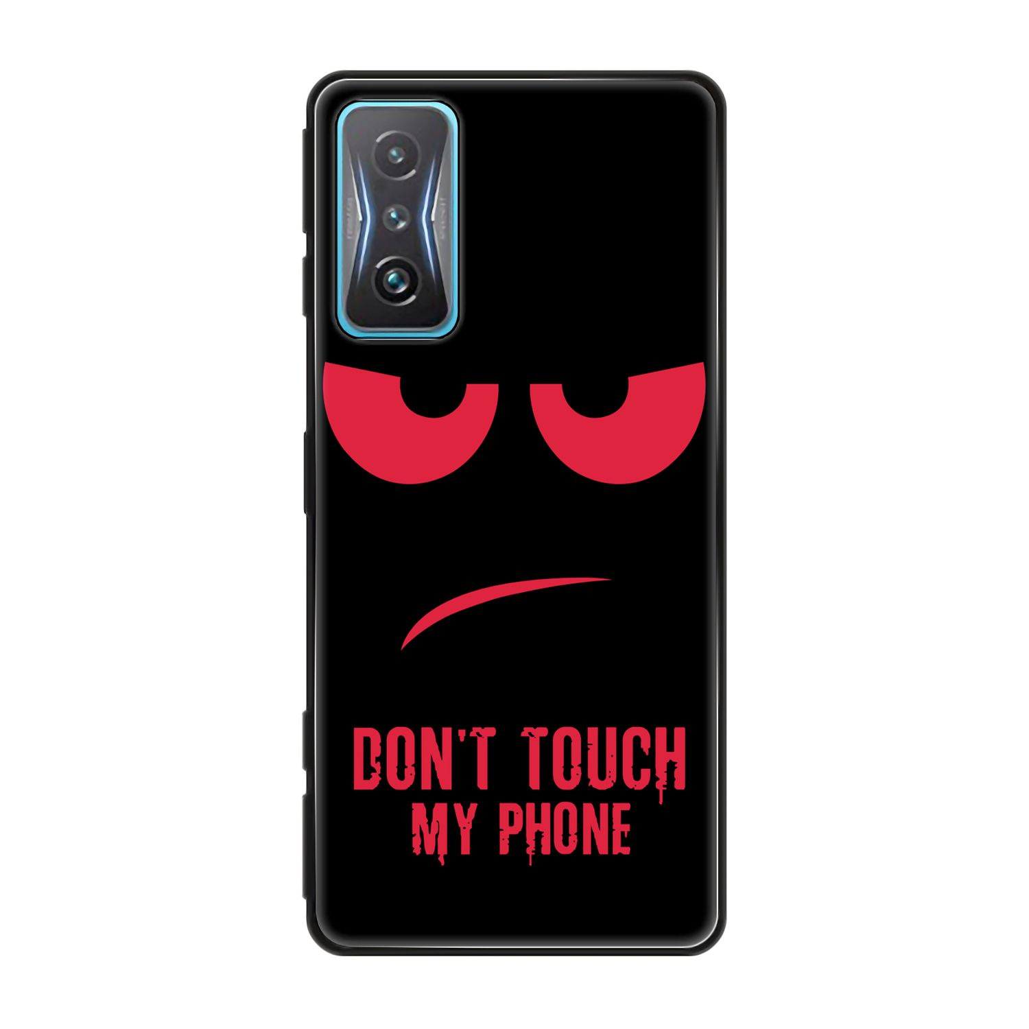 KÖNIG DESIGN Touch Phone Redmi Backcover, My K50 Gaming, Dont Xiaomi, Case, Rot