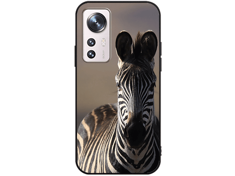 KÖNIG DESIGN Case, Backcover, Xiaomi, 12 Pro, Zebra