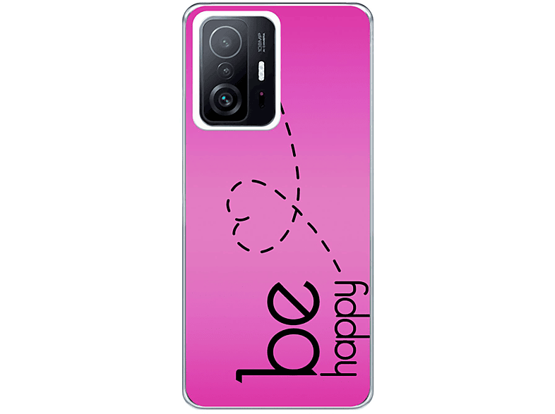 KÖNIG DESIGN Case, Mi Be 11T / Pink Happy Pro, Xiaomi, 11T Backcover