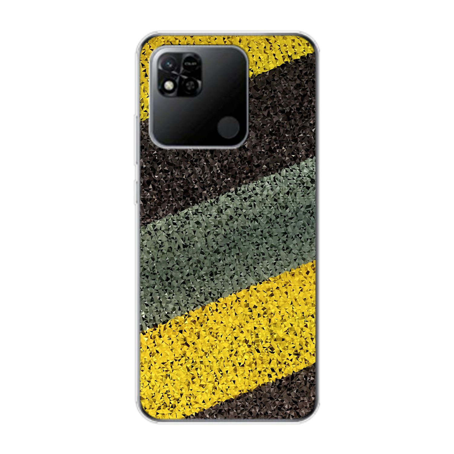 DESIGN Xiaomi, Redmi Abstrakt 10A, KÖNIG Streifen Case, Backcover,