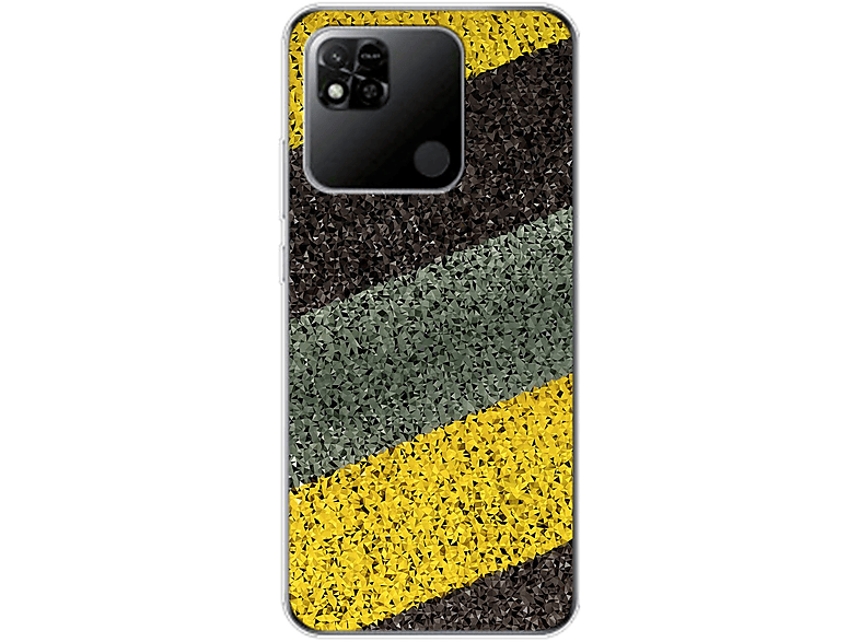 DESIGN Xiaomi, Redmi Abstrakt 10A, KÖNIG Streifen Case, Backcover,