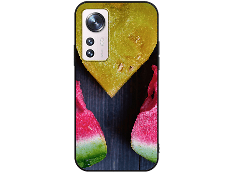 KÖNIG DESIGN Case, Backcover, Xiaomi, 12 Pro, Wassermelone