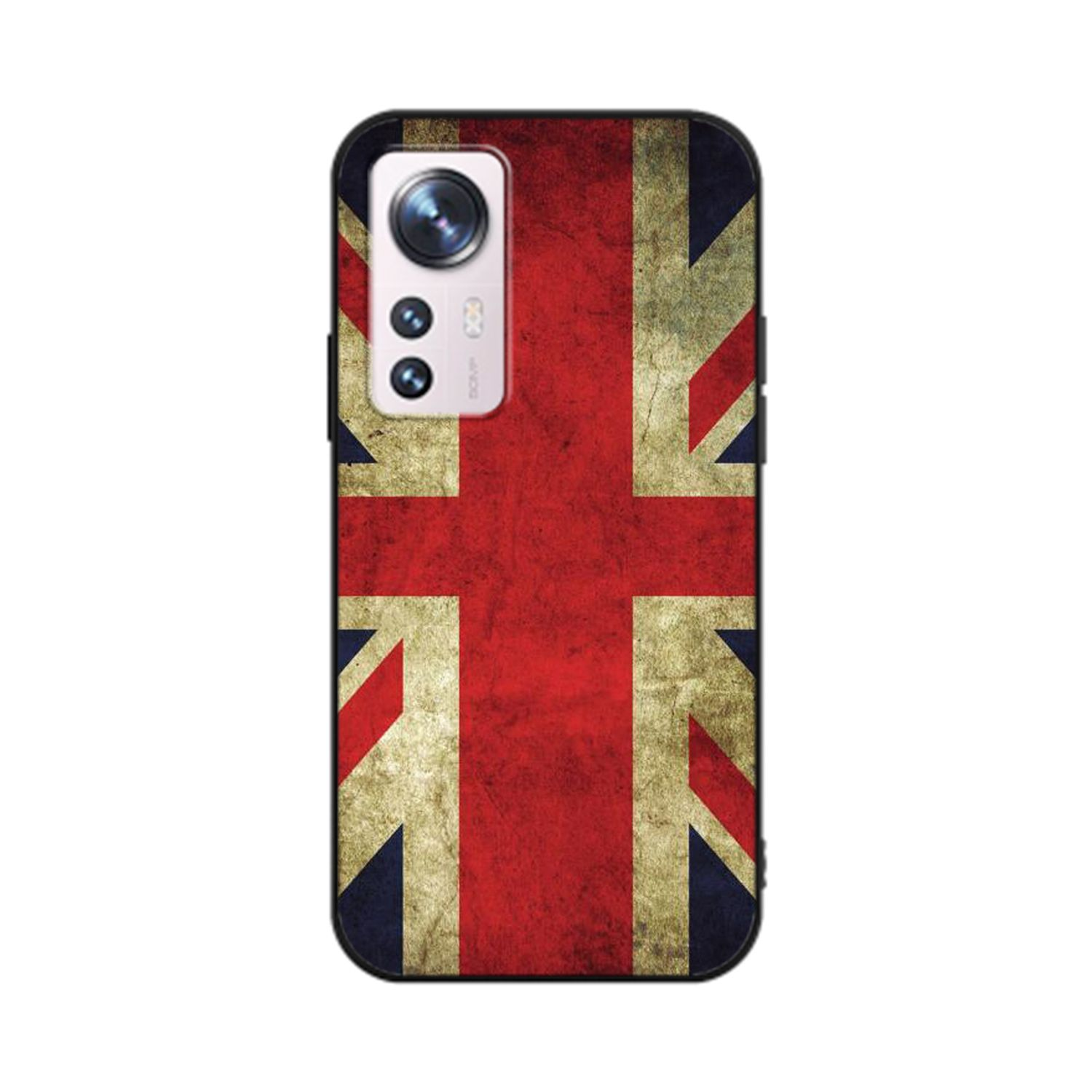 Backcover, Case, Xiaomi, Flagge 12 DESIGN England Pro, KÖNIG