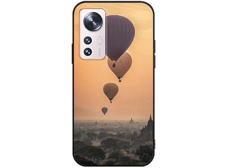 KÖNIG DESIGN Case, Backcover, Xiaomi, Heißluftballons 12 Pro