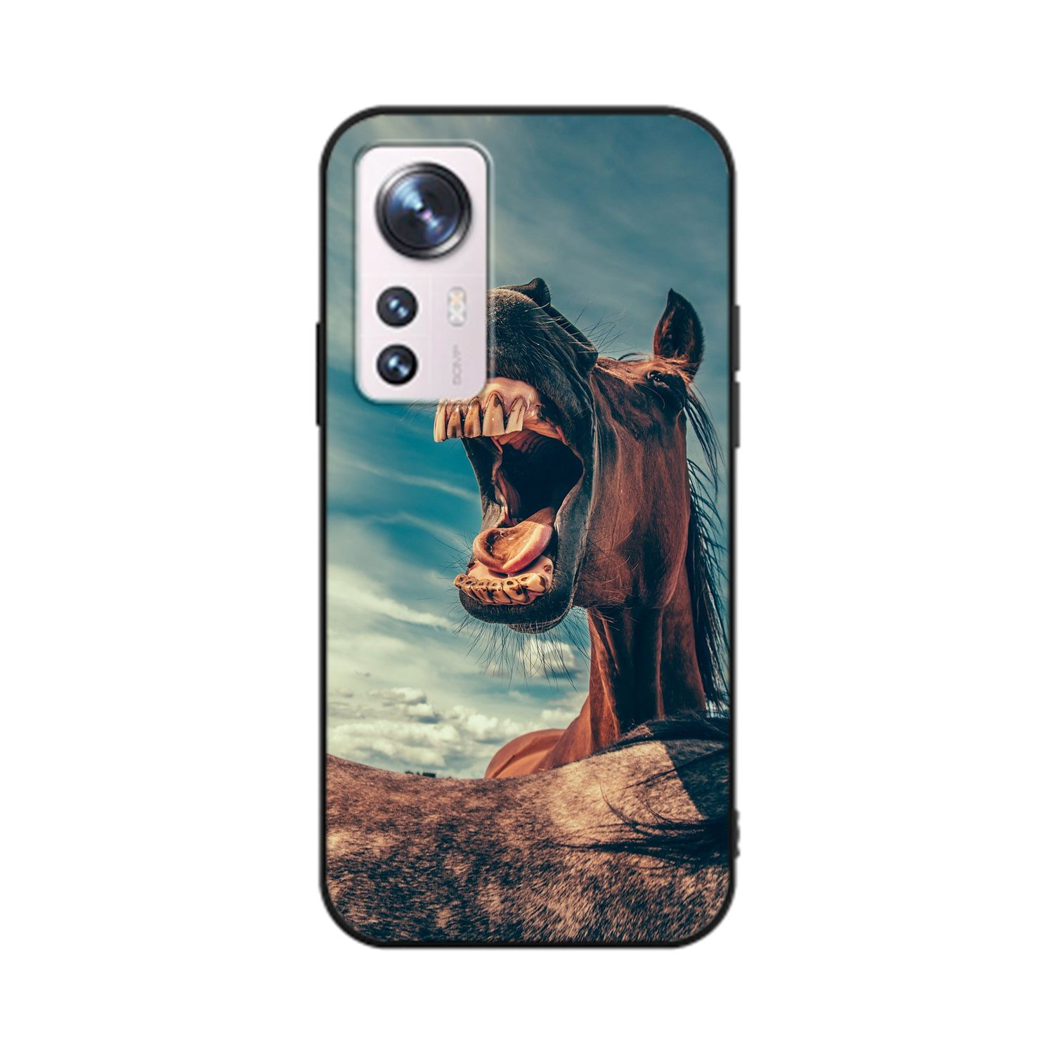 Backcover, Case, Pferd DESIGN Lustiges 12 Xiaomi, KÖNIG Pro,