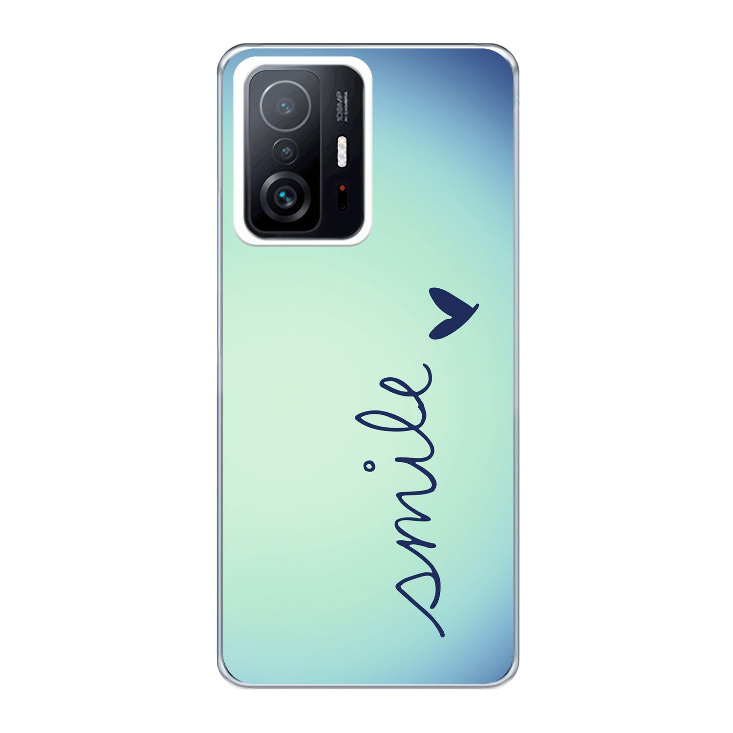 Blau Case, Smile / DESIGN Mi Backcover, 11T Pro, 11T Xiaomi, KÖNIG