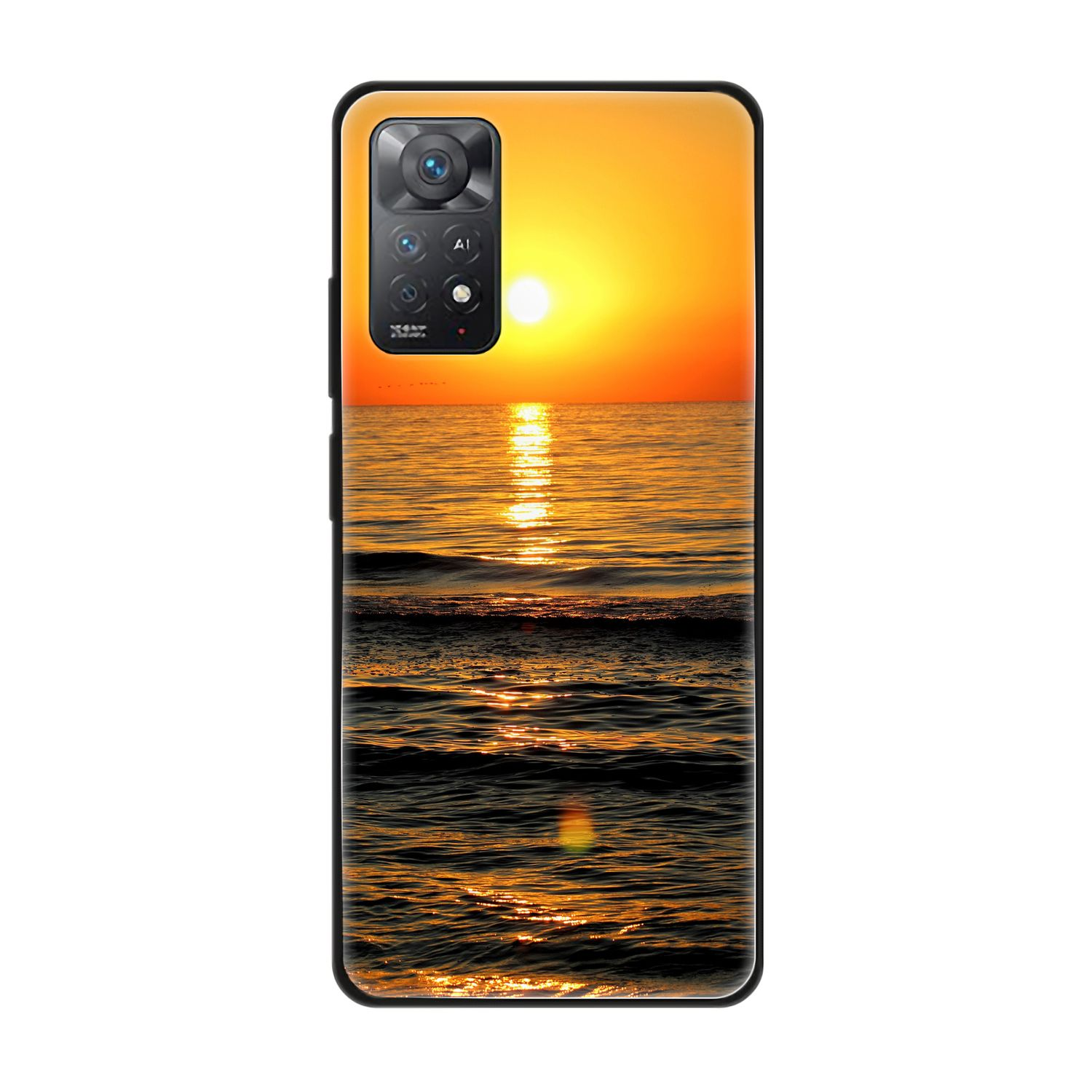 KÖNIG DESIGN Case, Backcover, Pro, Redmi 11E Note Xiaomi, Sonnenuntergang