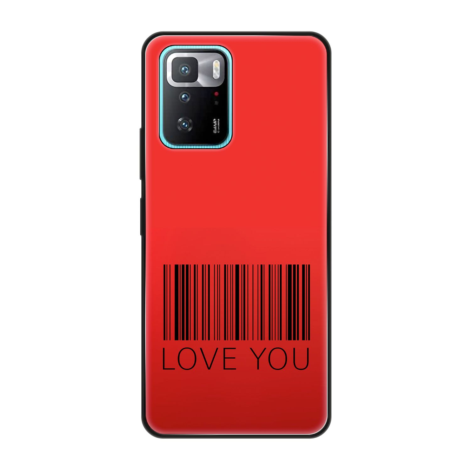 KÖNIG DESIGN Poco GT, X3 Love You Backcover, Case, Xiaomi