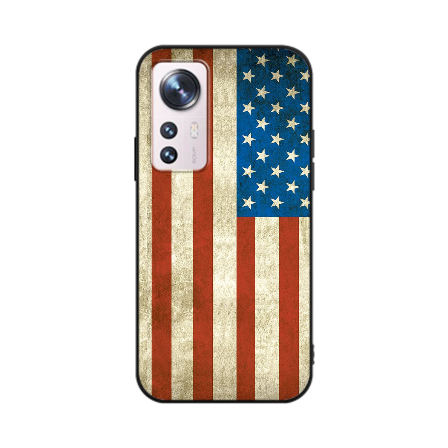 DESIGN Pro, KÖNIG Flagge Backcover, 12 Case, USA Xiaomi,