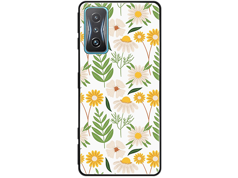 Backcover, Xiaomi, DESIGN K50 KÖNIG Case, Gaming, Redmi Blumenmuster 2