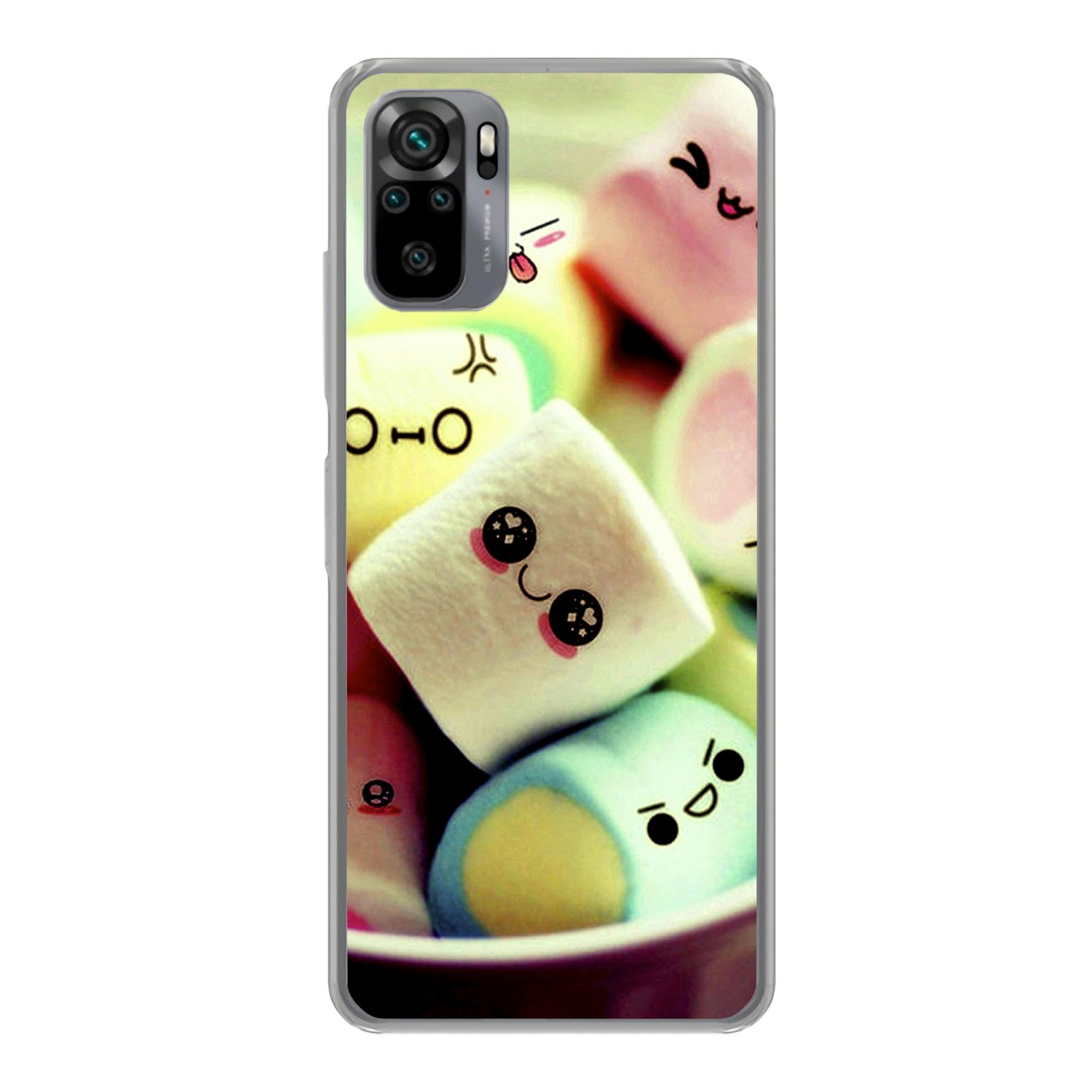 Backcover, Note Xiaomi, 10S, Redmi KÖNIG DESIGN Marshmallows Case,