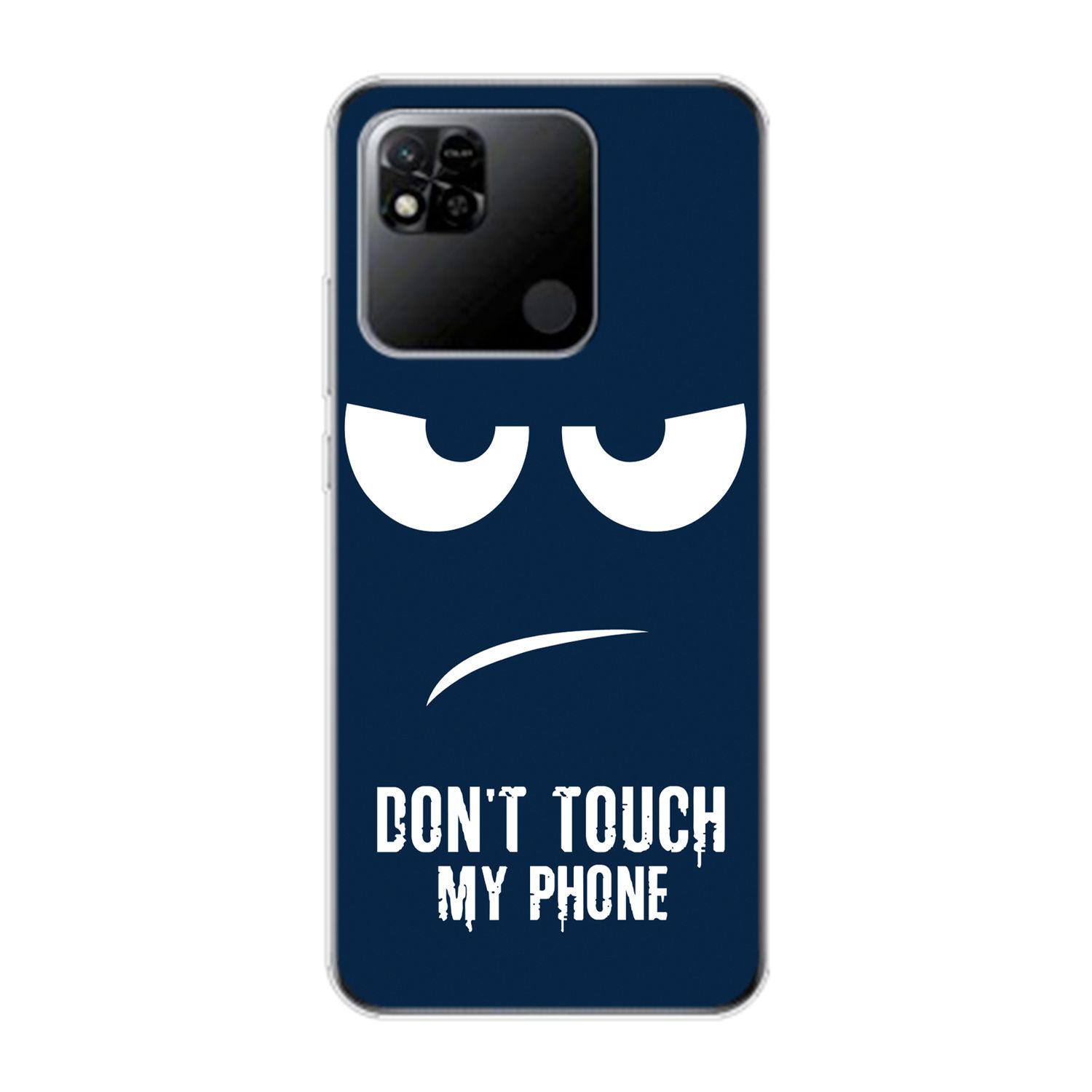 KÖNIG DESIGN Dont My Blau Touch Case, 10A, Redmi Backcover, Phone Xiaomi