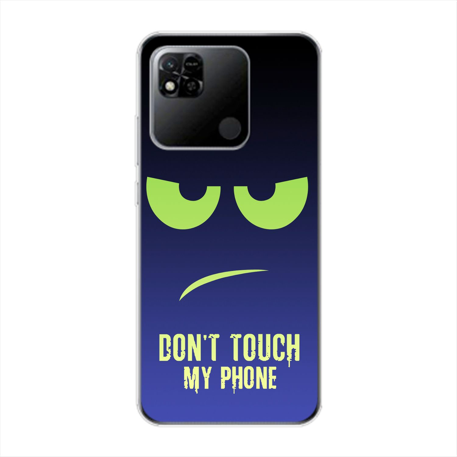 KÖNIG DESIGN Dont Case, Grün 10A, My Redmi Backcover, Xiaomi, Blau Phone Touch