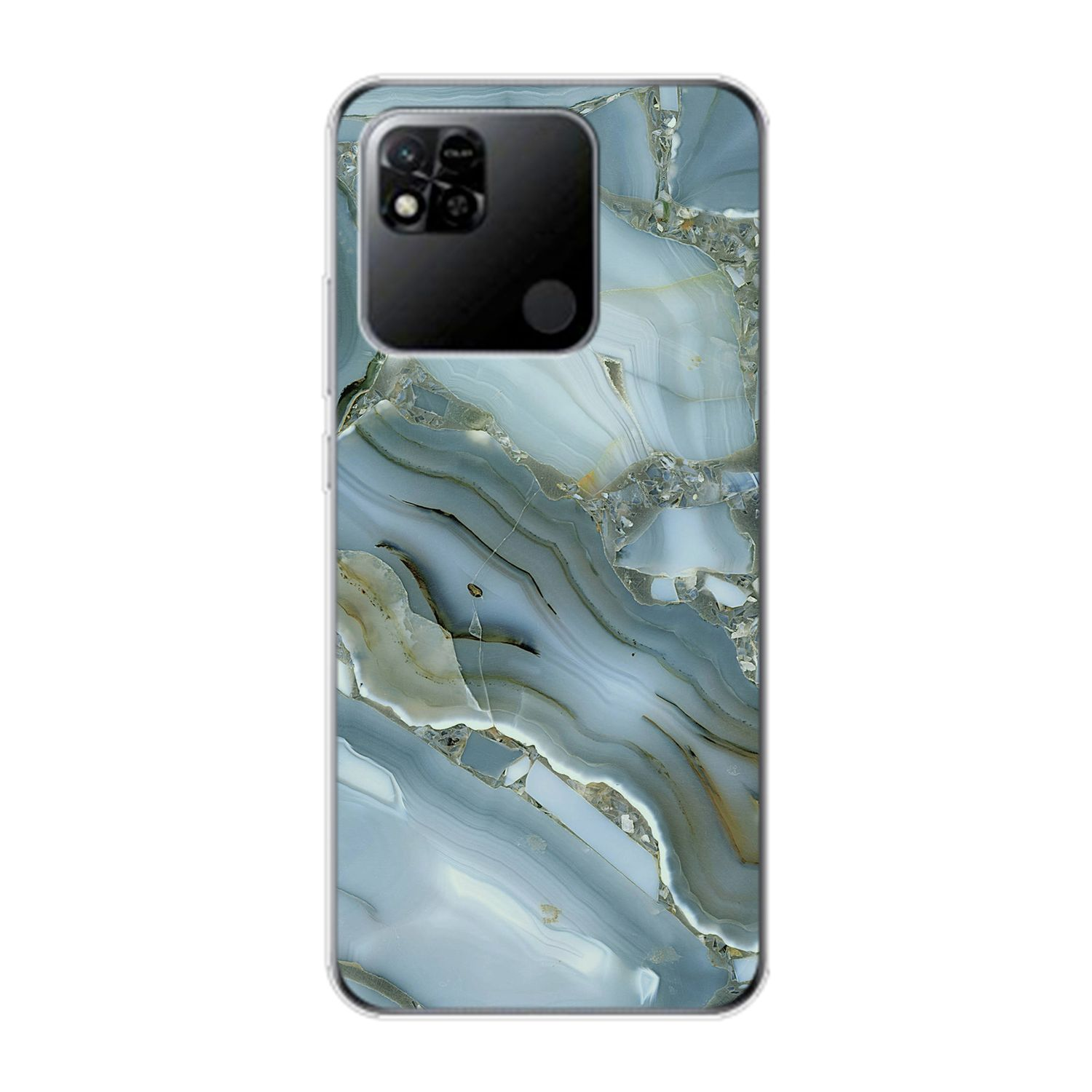 Redmi Xiaomi, KÖNIG Case, Marmor DESIGN Blau Backcover, 10A,