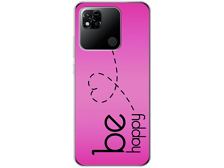 10A, Xiaomi, Backcover, Case, Be Pink KÖNIG Redmi Happy DESIGN