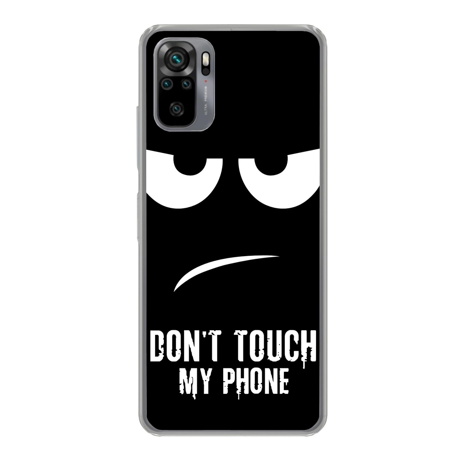 KÖNIG DESIGN Case, Backcover, My Dont Redmi Schwarz 10S, Xiaomi, Touch Note Phone