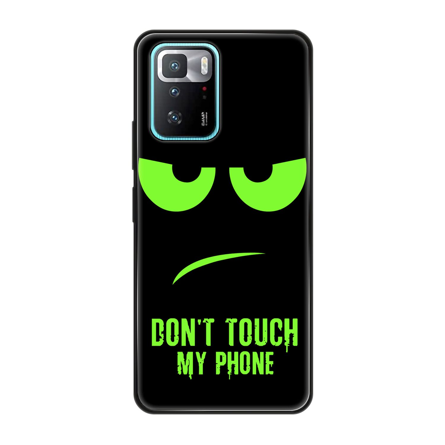 Backcover, Grün Xiaomi, Poco DESIGN Touch X3 Case, GT, Dont My Phone KÖNIG