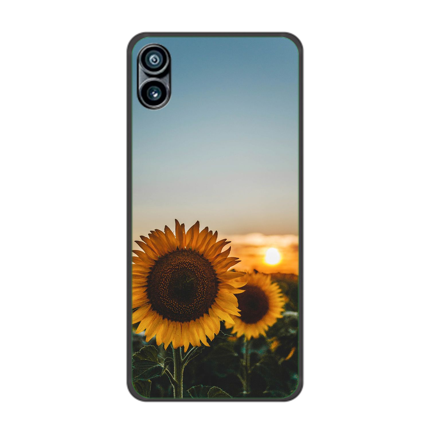 Backcover, Nothing, Sonnenblumen 1, Case, KÖNIG Phone DESIGN