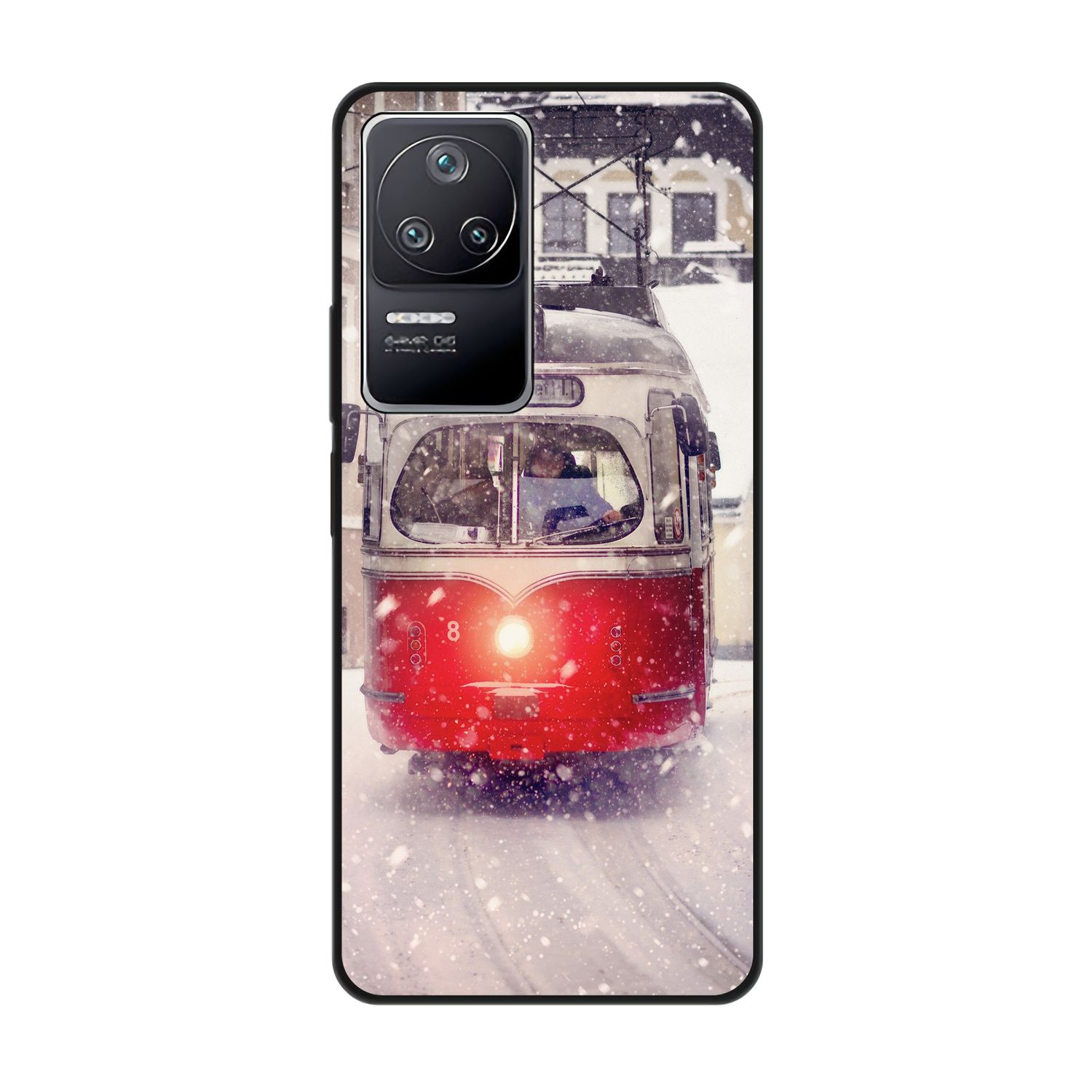 KÖNIG DESIGN Case, Backcover, Xiaomi, Straßenbahn Poco F4