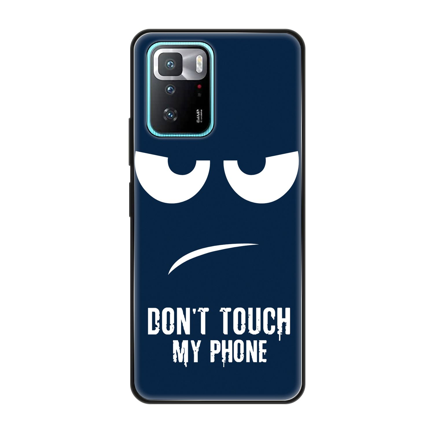 KÖNIG DESIGN Case, Backcover, Xiaomi, X3 Phone Blau Dont GT, Poco Touch My