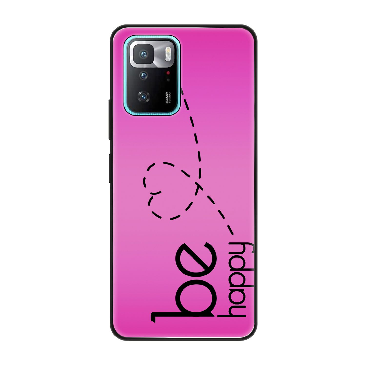 KÖNIG DESIGN Case, Be Pink Happy X3 Poco Xiaomi, Backcover, GT