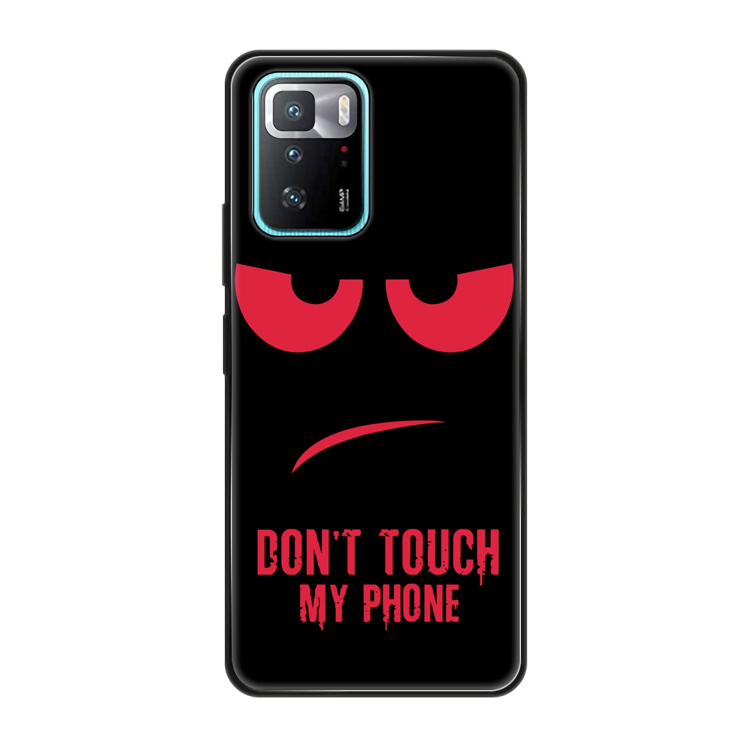 My Backcover, X3 Phone GT, Dont Poco Touch Case, DESIGN KÖNIG Rot Xiaomi,