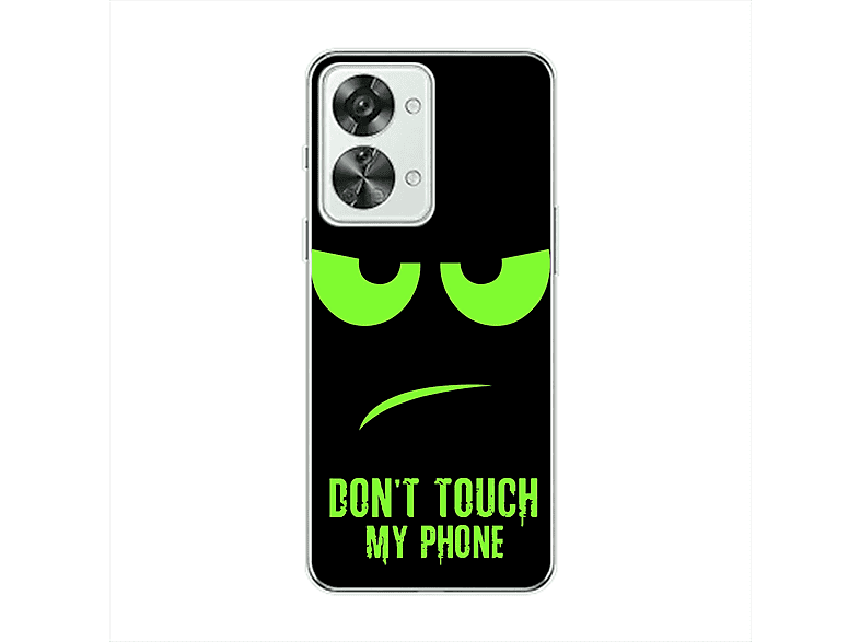 Phone Case, DESIGN Dont Touch My Nord 2T, KÖNIG Grün OnePlus, Backcover,