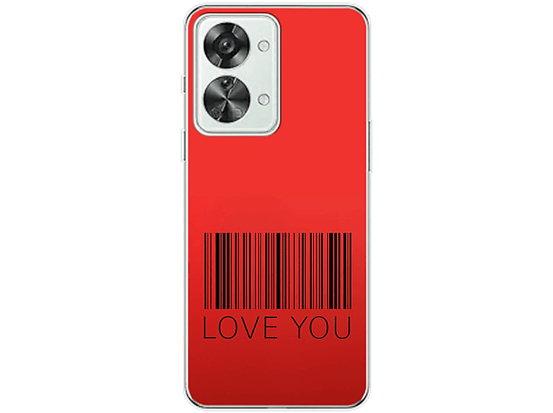 Backcover, You Love OnePlus, DESIGN Nord Case, KÖNIG 2T,